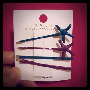 Starfish Hairclips